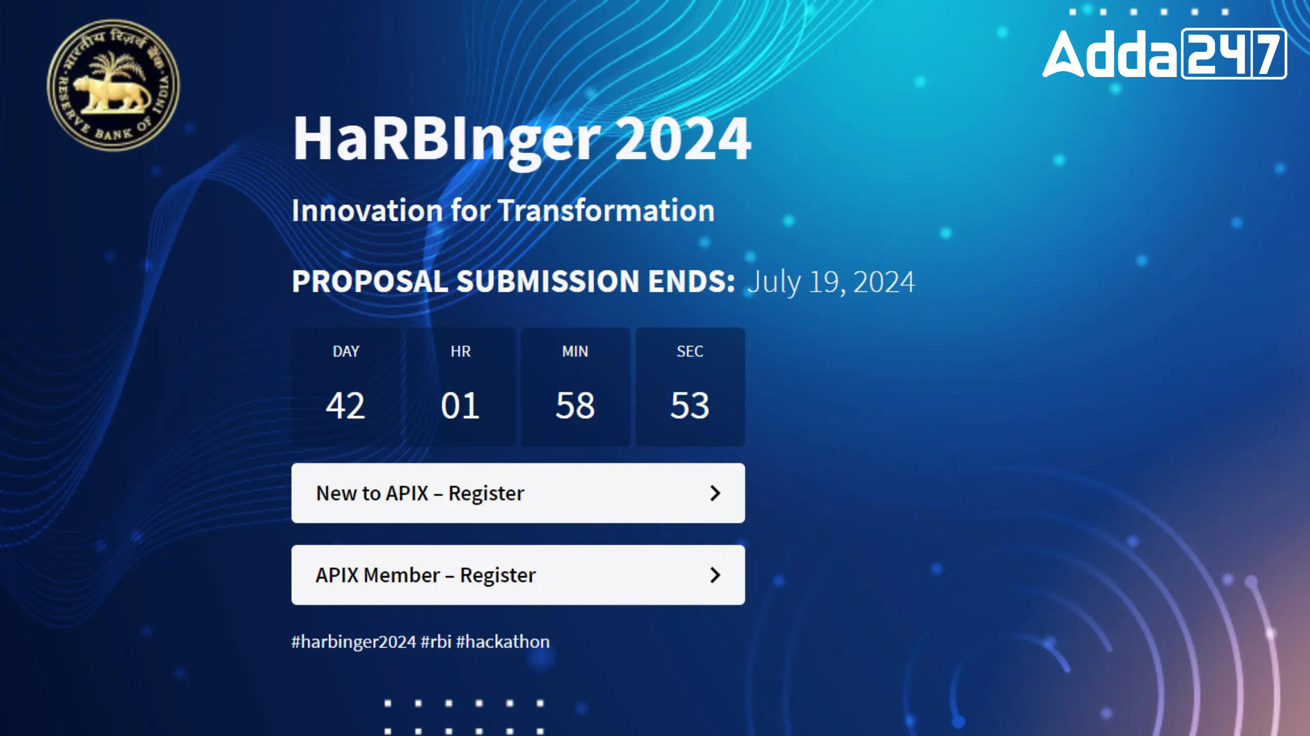 RBI Launches Global Hackathon HaRBInger 2024 to Combat Financial Frauds