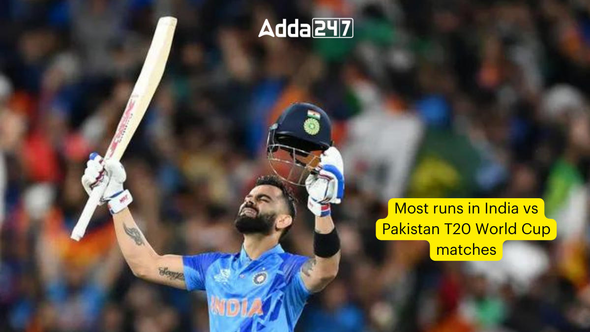 Most runs in India vs Pakistan T20 World Cup matches