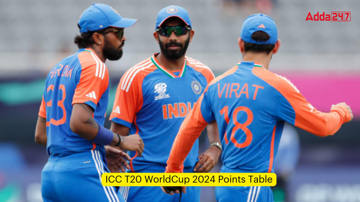 ICC T20 WorldCup 2024 Points Table