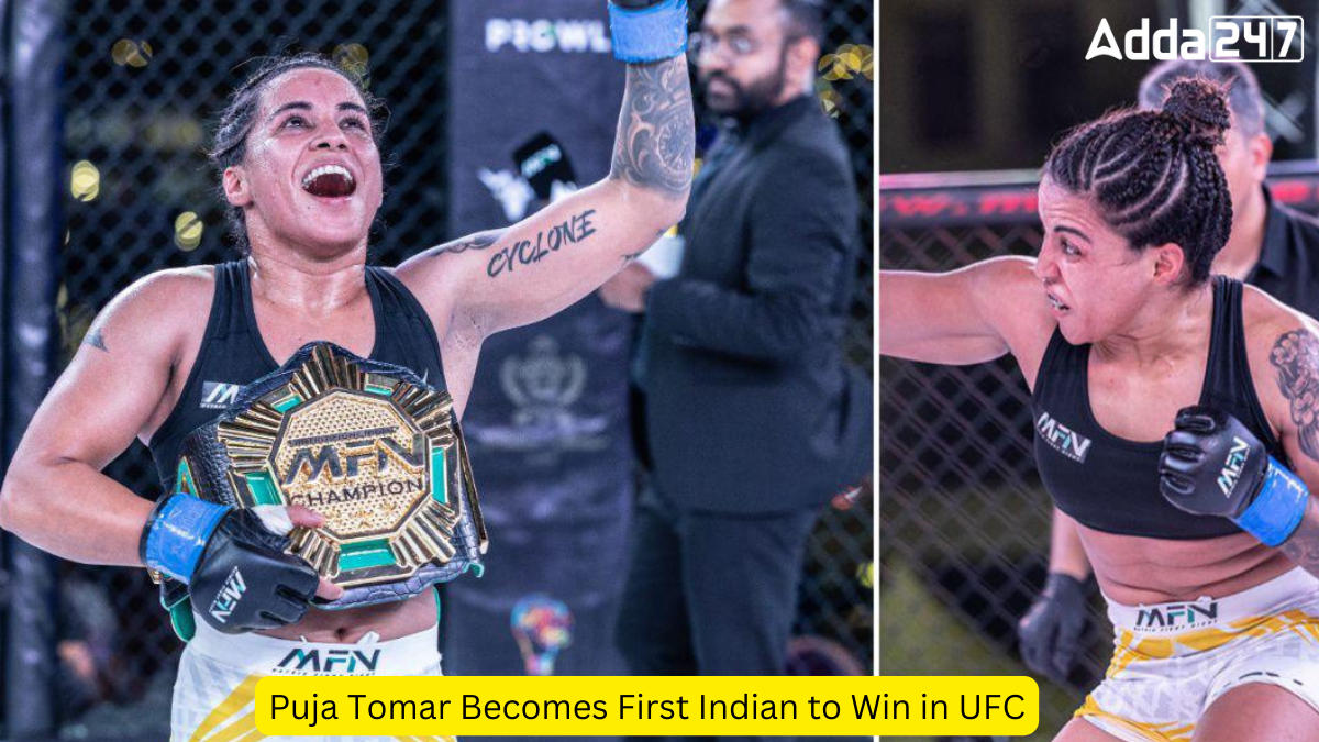 Puja Tomar Becomes First Indian to Win in UFC