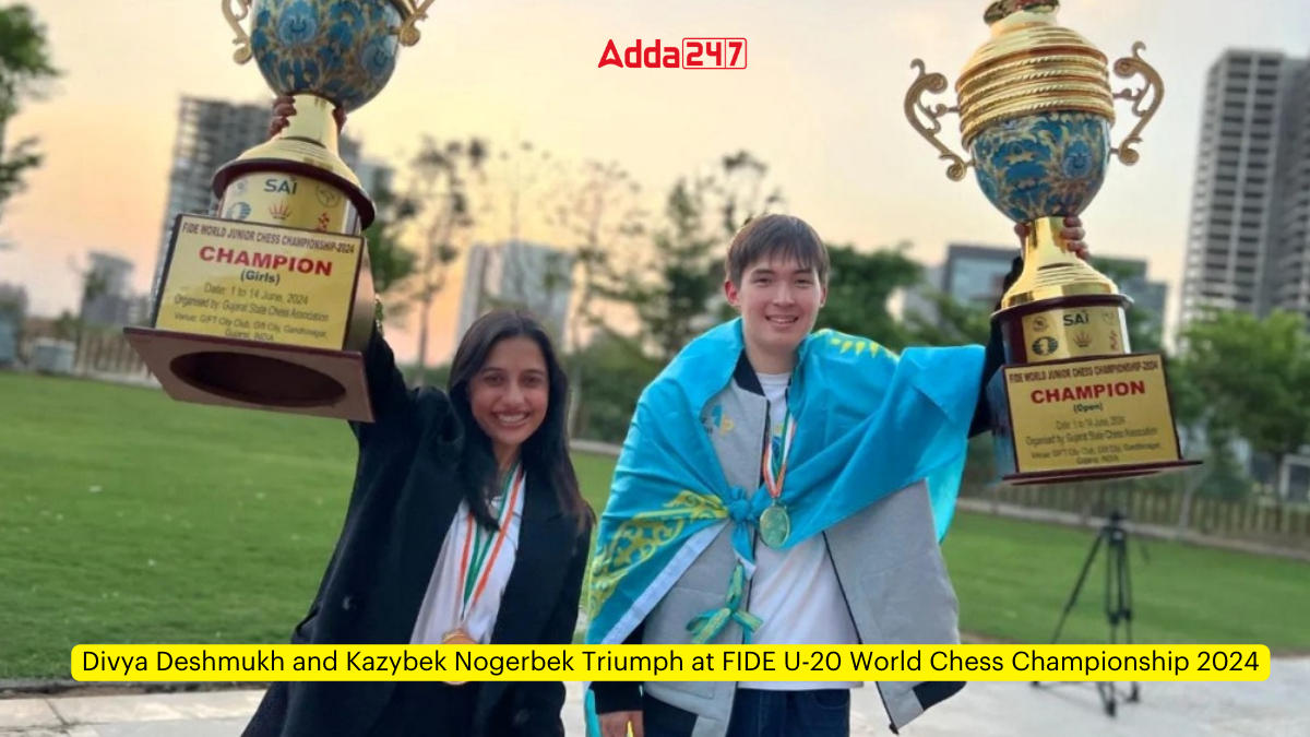 Divya Deshmukh and Kazybek Nogerbek Triumph at FIDE U-20 World Chess Championship 2024