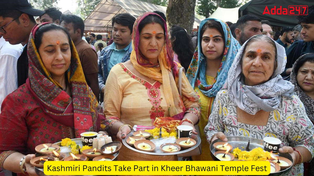 Kashmiri Pandits Take Part in Kheer Bhawani Temple Fest