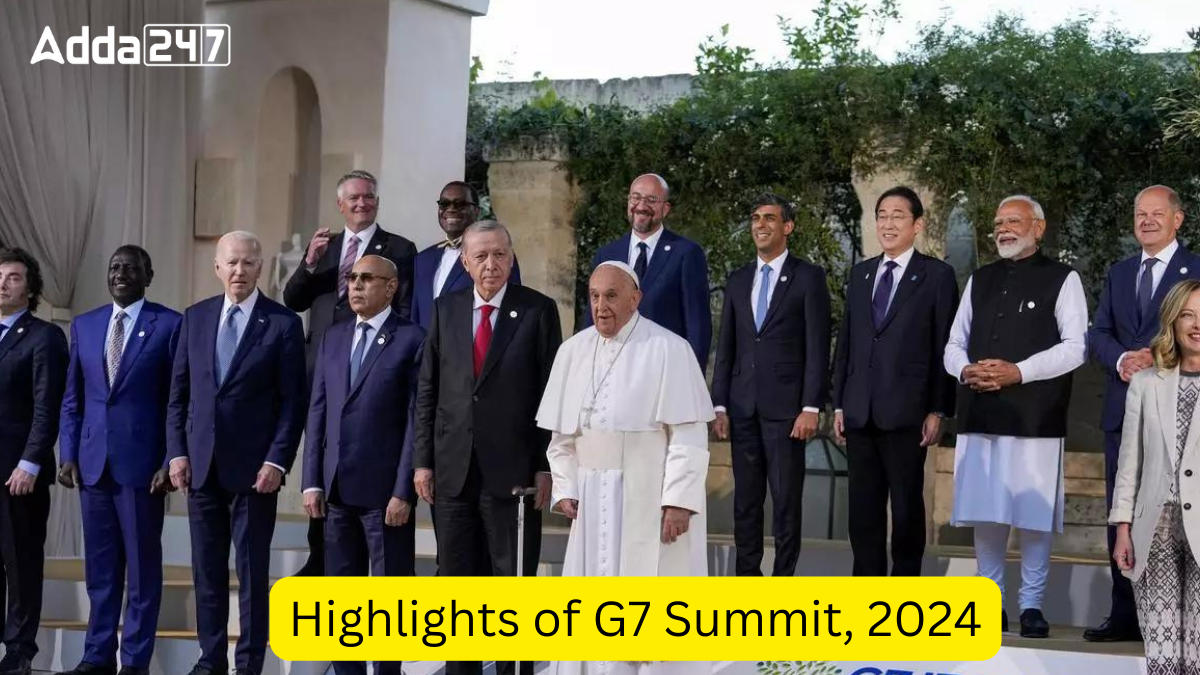 Highlights of G7 Summit, 2024