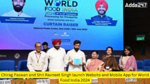 Chirag Paswan and Shri Ravneet Singh launch Website and Mobile App for World Food India 2024