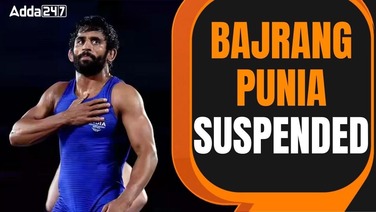Olympics Medalist Bajrang Punia Suspended by NADA for Anti-Doping Rule Violation