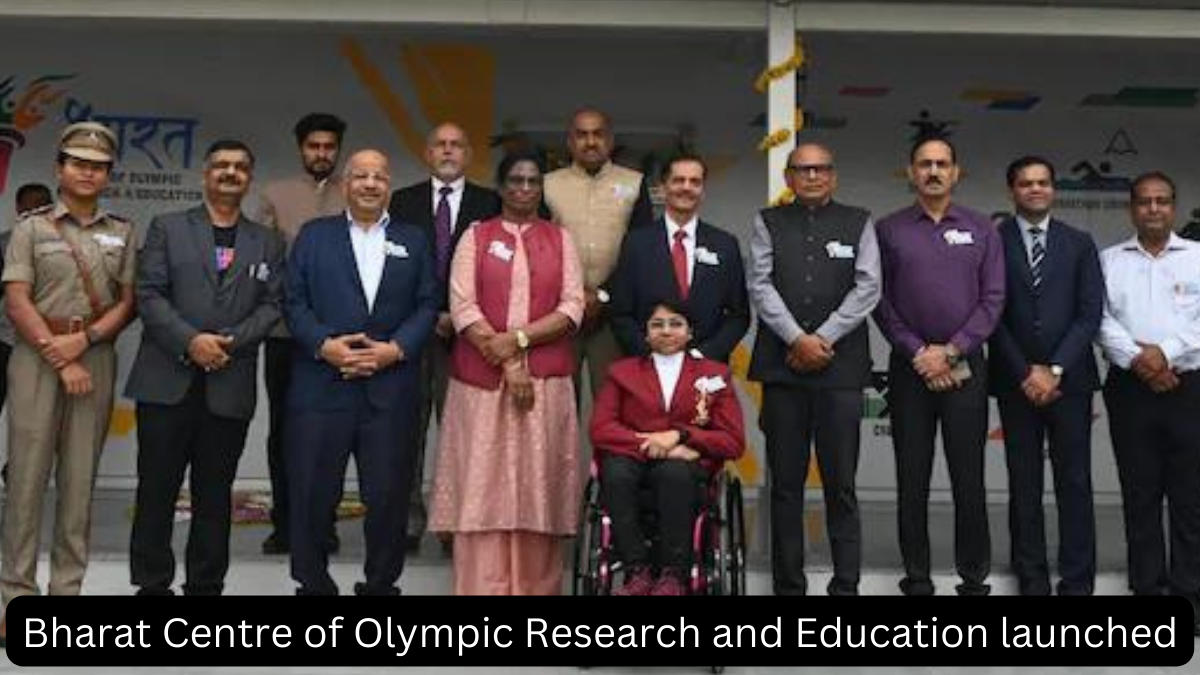 Bharat Centre of Olympic Research and Education launched