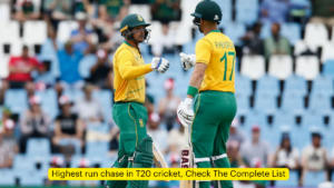 Highest run chase in T20 cricket, Check The Complete List