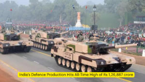 India's Defence Production Hits All-Time High of Rs 1,26,887 crore
