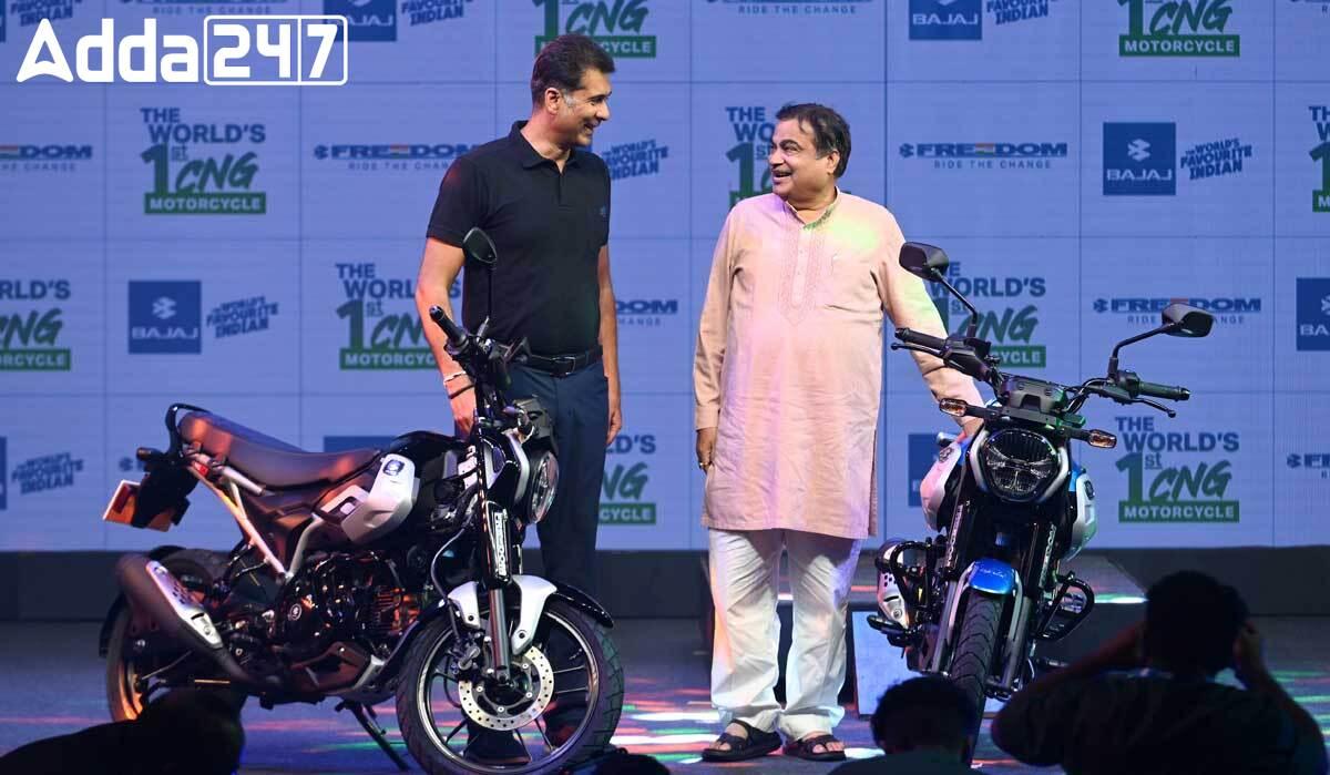 Bajaj Rolls Out World's First CNG Bike, Gadkari Hails It as 'Eco-friendly' and 'Sustainable'