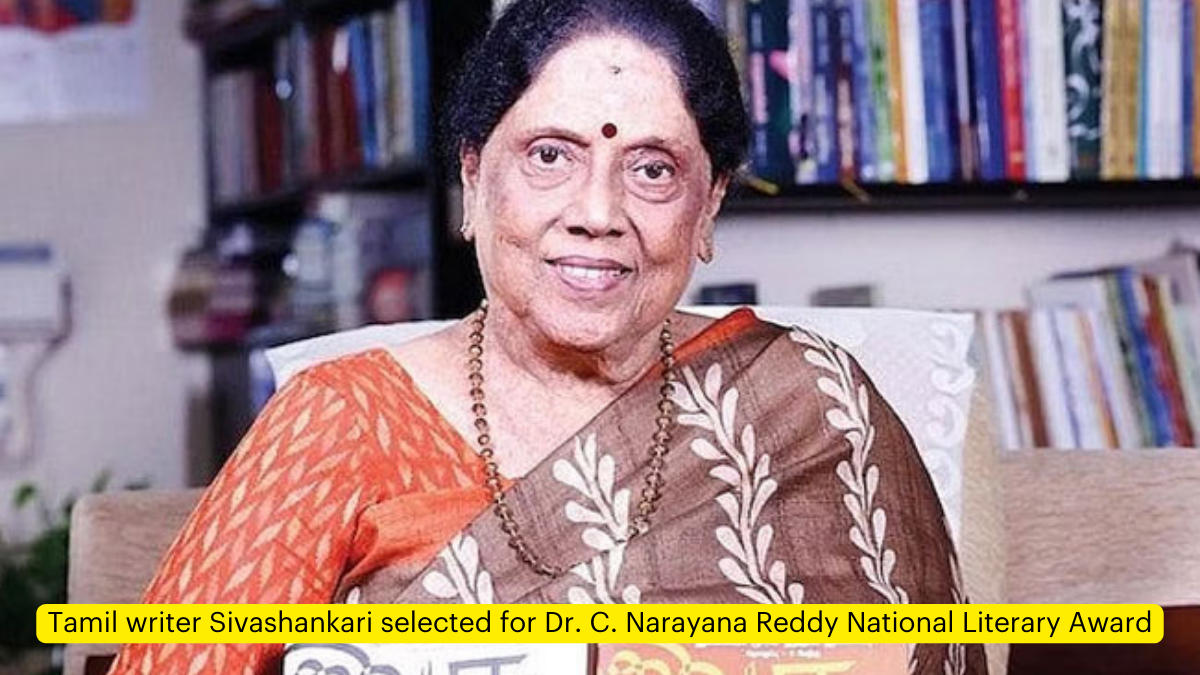 Tamil writer Sivashankari selected for Dr. C. Narayana Reddy National Literary Award