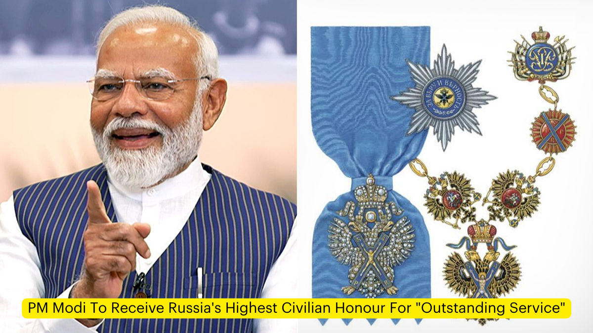 PM Modi To Receive Russia's Highest Civilian Honour For "Outstanding Service"
