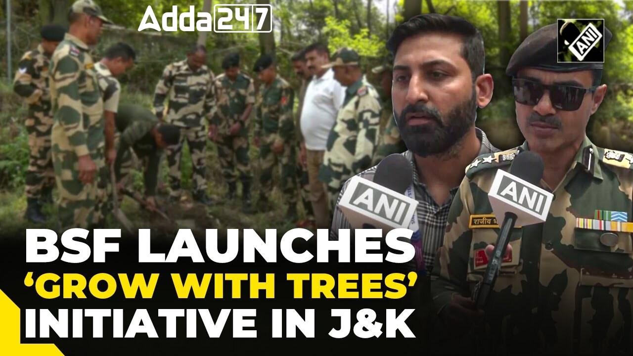 BSF Organises "Grow with the Trees" Plantation Drive in Srinagar
