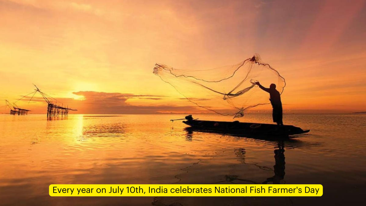 Every year on July 10th, India celebrates National Fish Farmer's Day