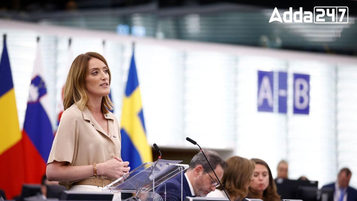 Roberta Metsola Re-elected as European Parliament President