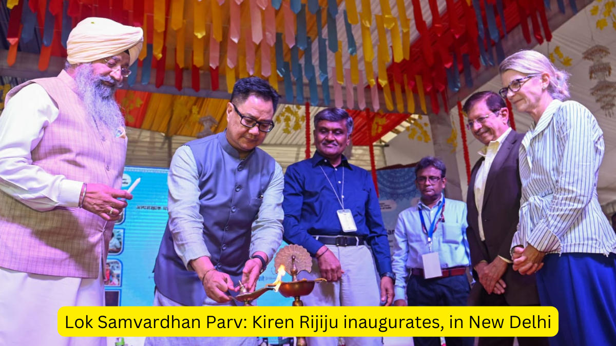 Lok Samvardhan Parv: Kiren Rijiju inaugurates, in New Delhi