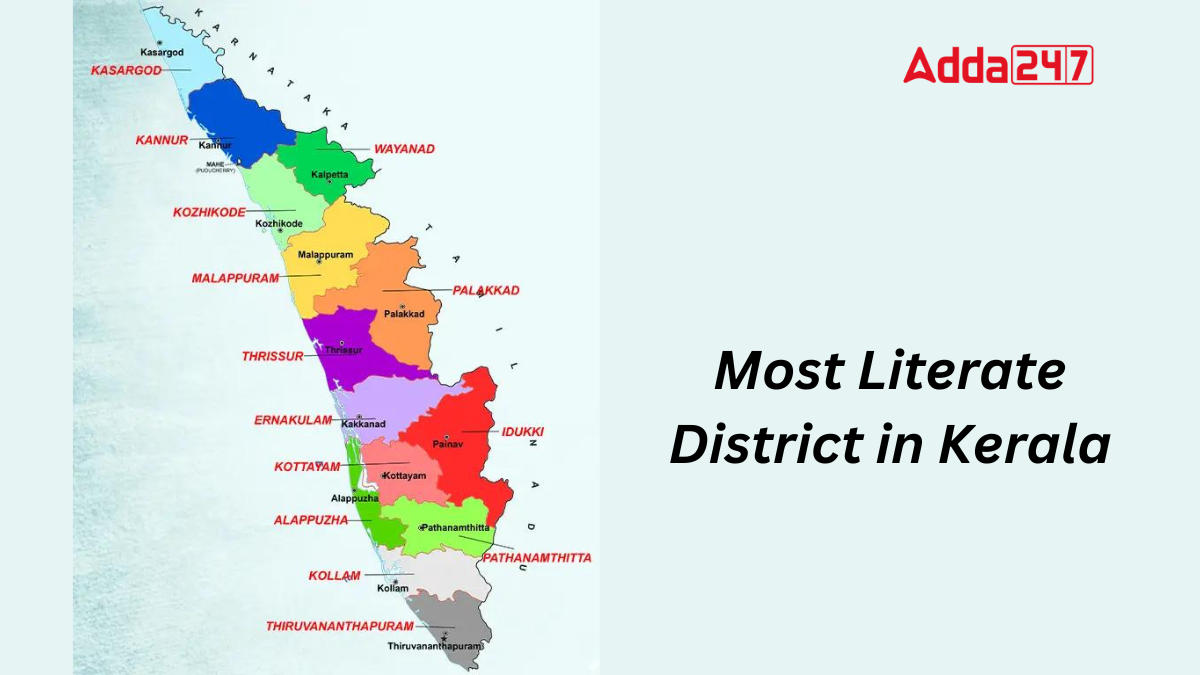 Most Literate District in Kerala