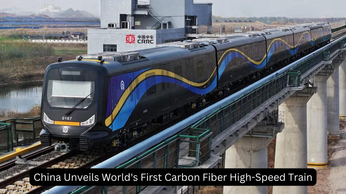 China Unveils World's First Carbon Fiber High-Speed Train