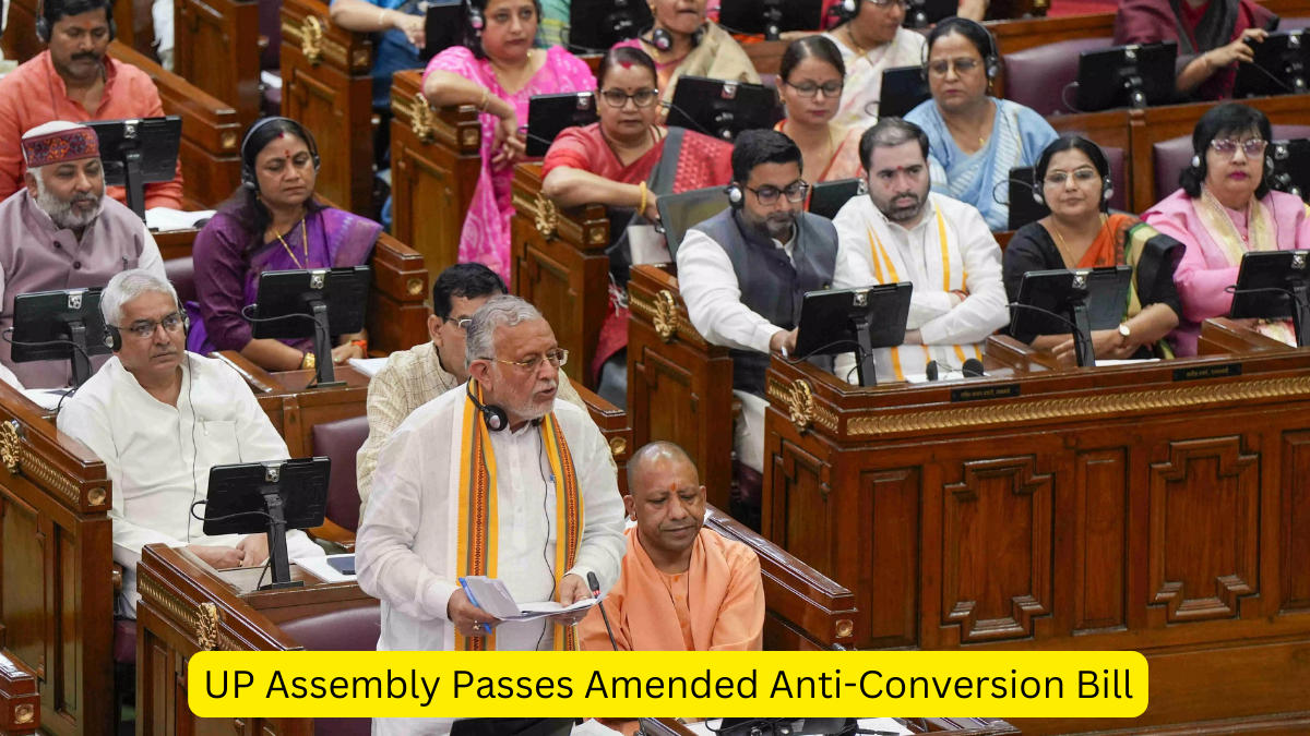 UP Assembly Passes Amended Anti-Conversion Bill