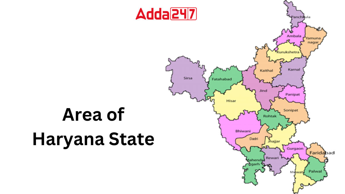 Area of Haryana State