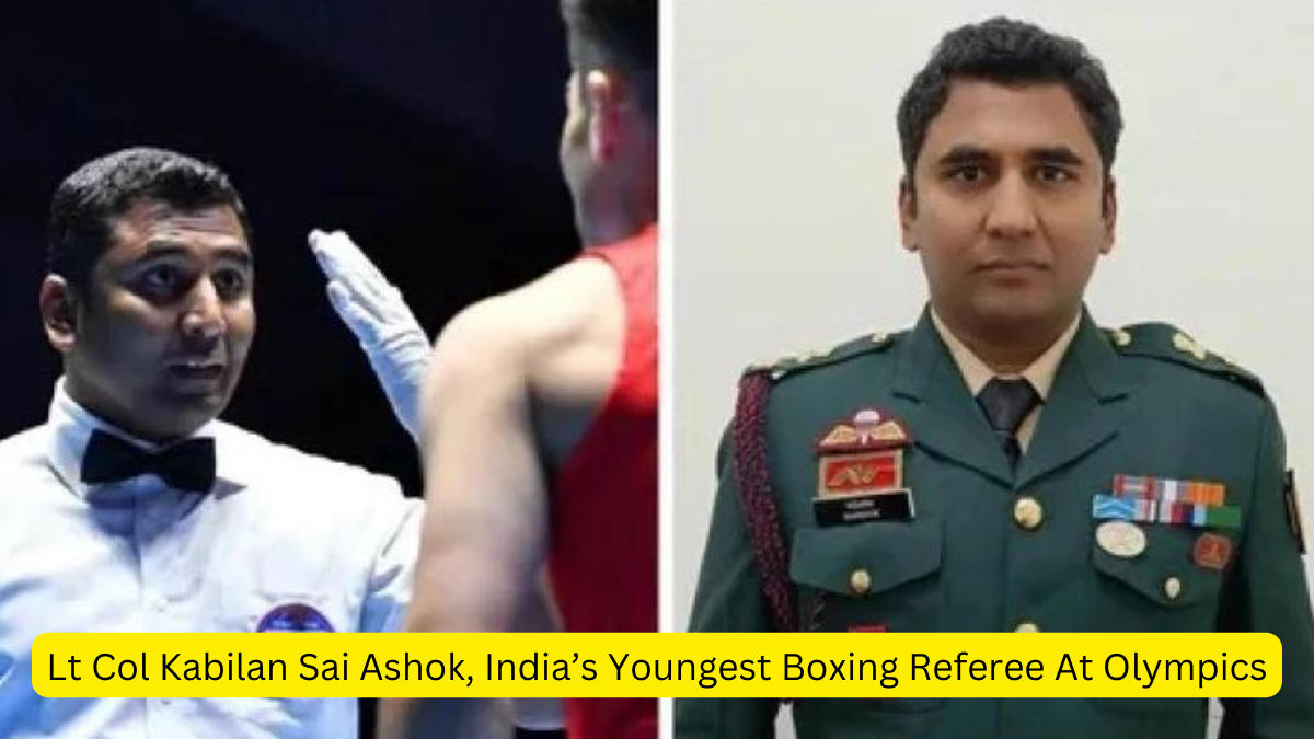 Lt Col Kabilan Sai Ashok, India’s Youngest Boxing Referee At Olympics