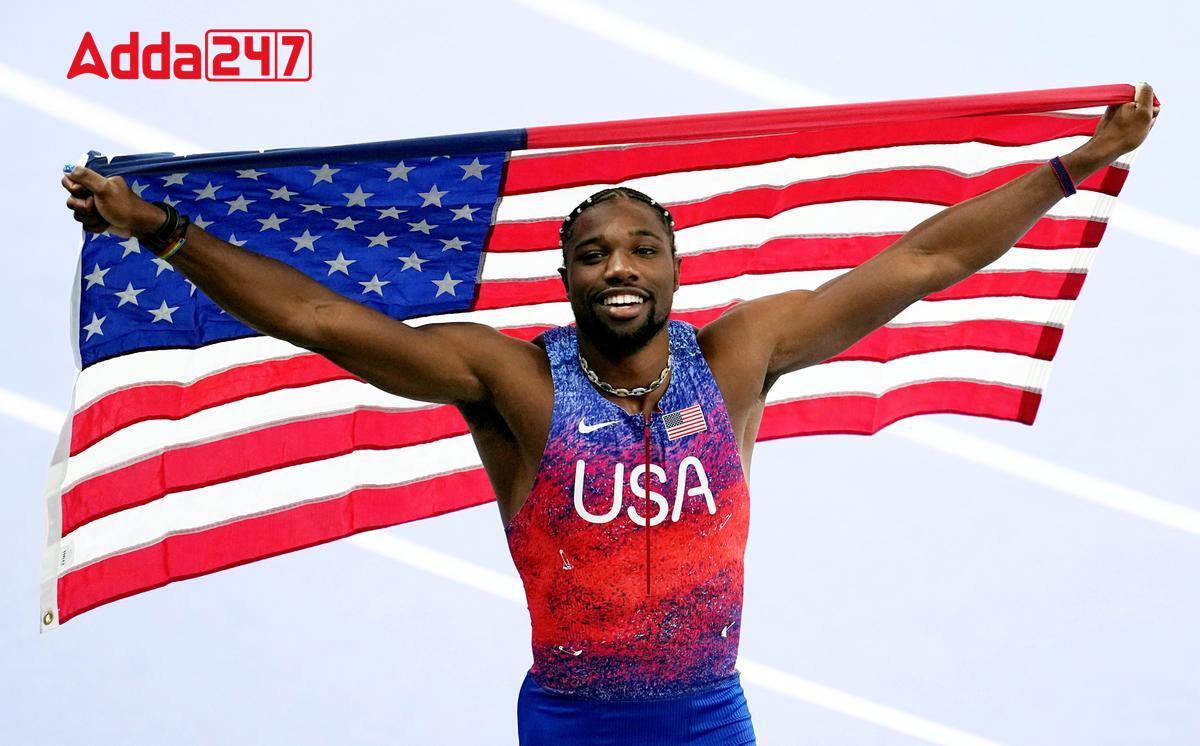 Noah Lyles Wins U.S. Men’s 100-Meter Olympic Gold in 20 Years