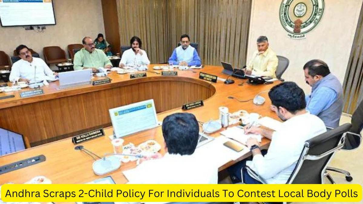 Andhra Scraps 2-Child Policy For Individuals To Contest Local Body Polls