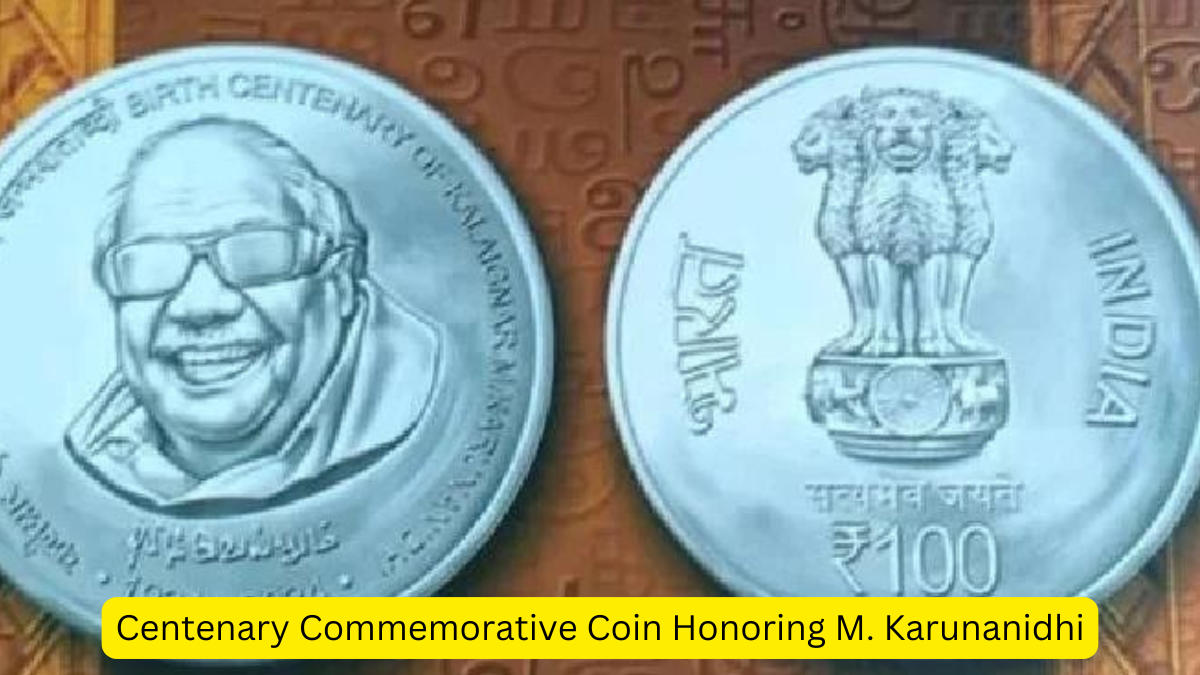 Centenary Commemorative Coin Honoring M. Karunanidhi