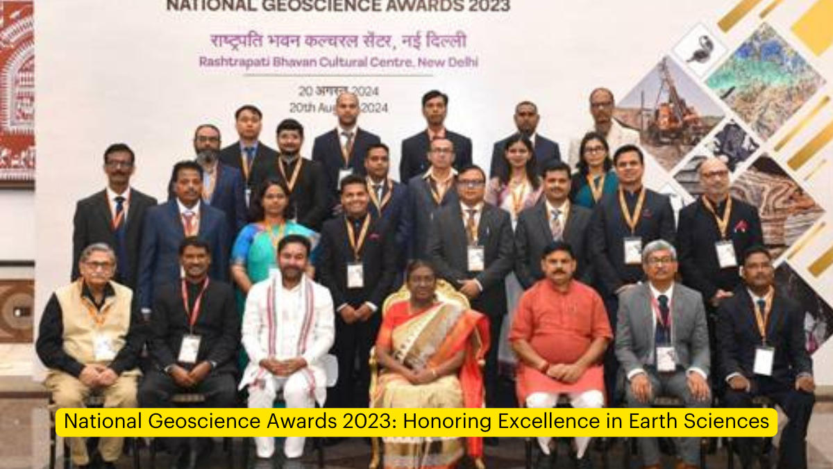 National Geoscience Awards 2023 Honoring Excellence in Earth Sciences