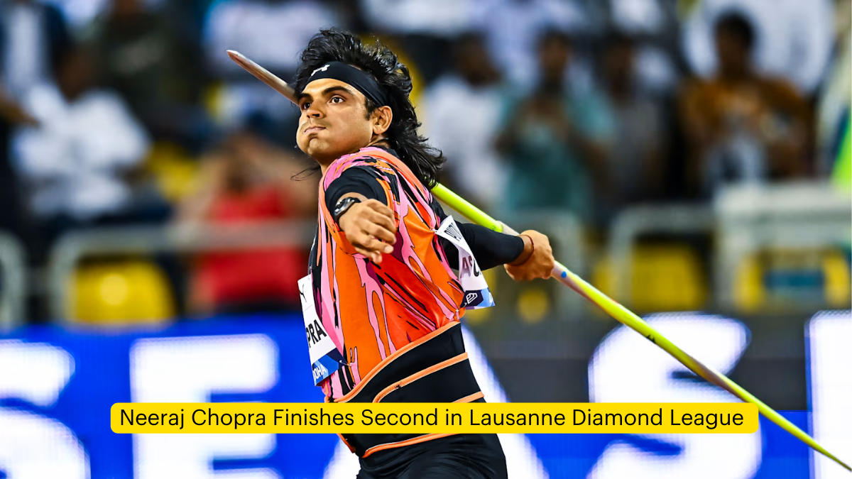 Neeraj Chopra Finishes Second in Lausanne Diamond League