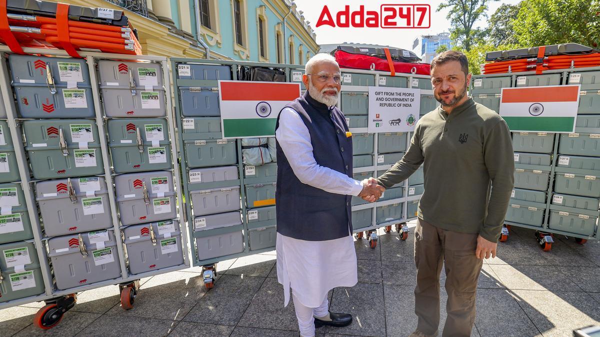 PM Modi Presents BHISHM Cubes to Ukraine