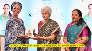 Soumya Swaminathan Releases Autobiography of Activist Kalpana Sankar