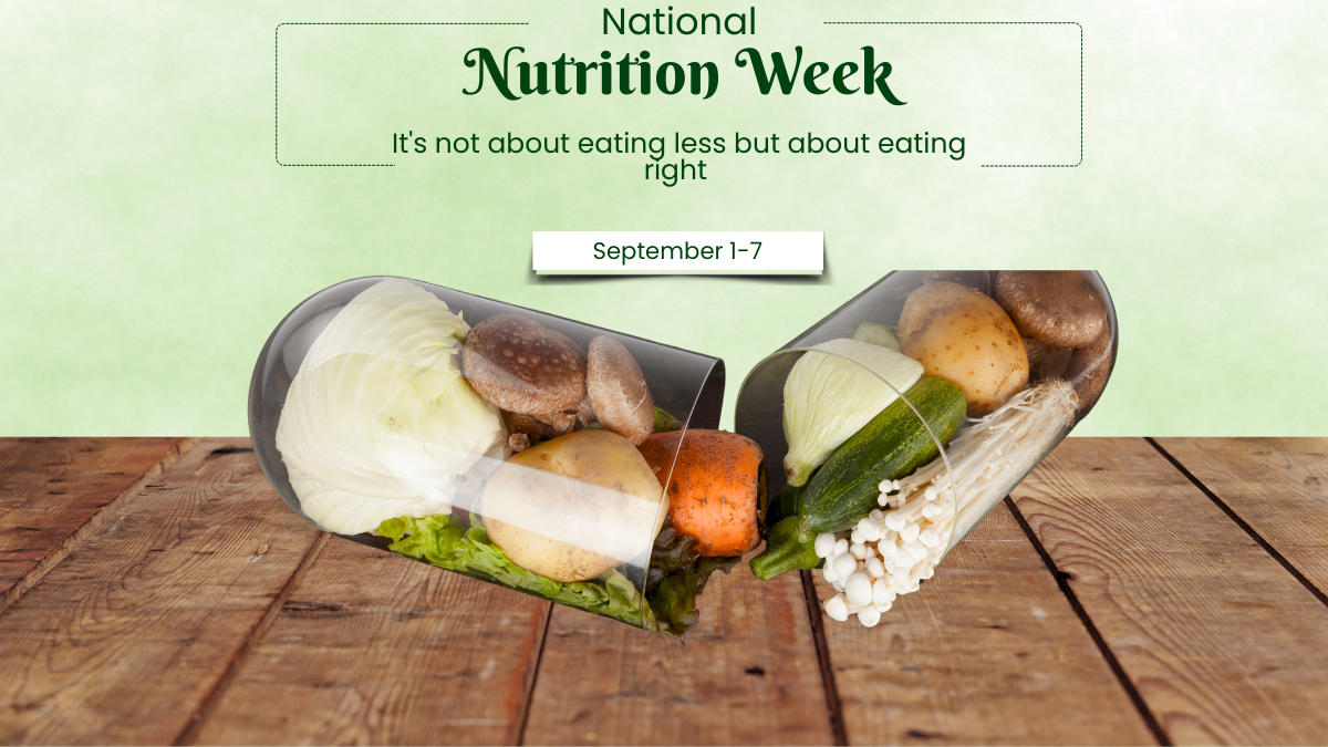 National Nutrition Week 2024, September 1 to 7