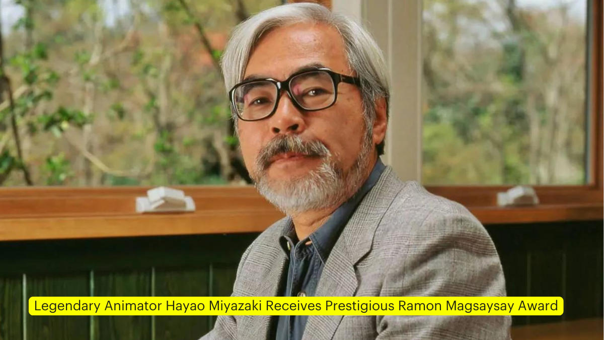 Legendary Animator Hayao Miyazaki Receives Prestigious Ramon Magsaysay Award