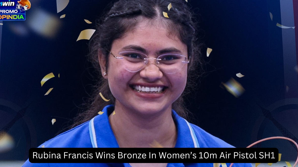 Rubina Francis Wins Bronze In Women’s 10m Air Pistol SH1