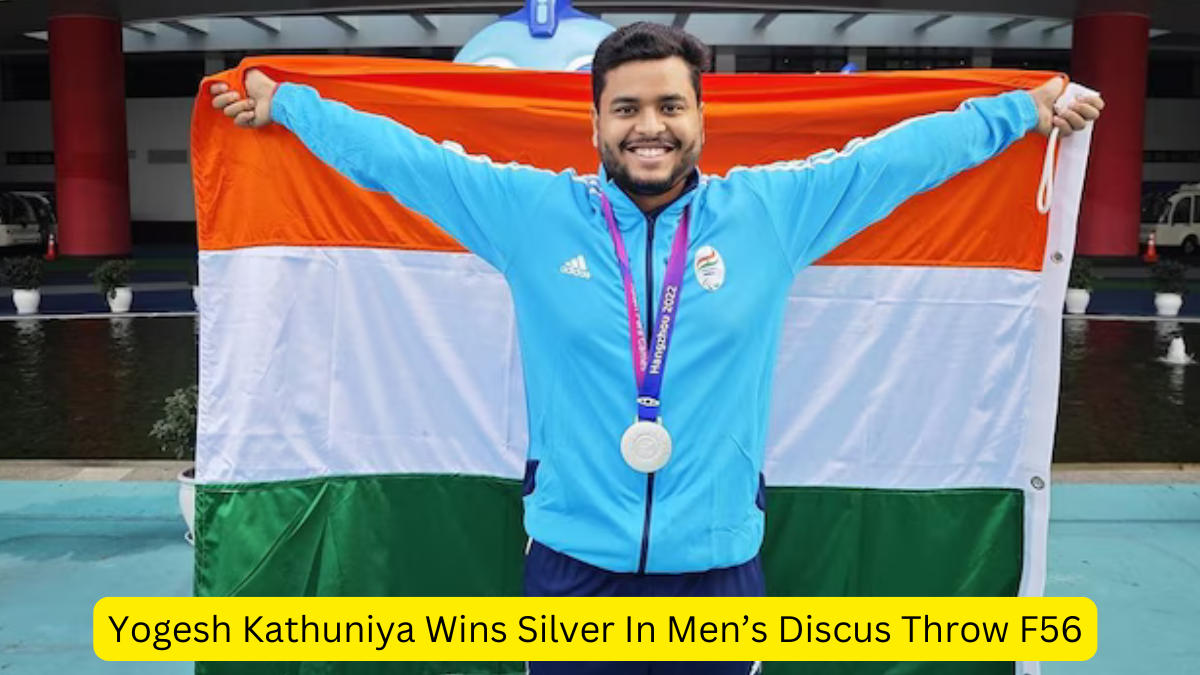 Yogesh Kathuniya Wins Silver In Men’s Discus Throw F56