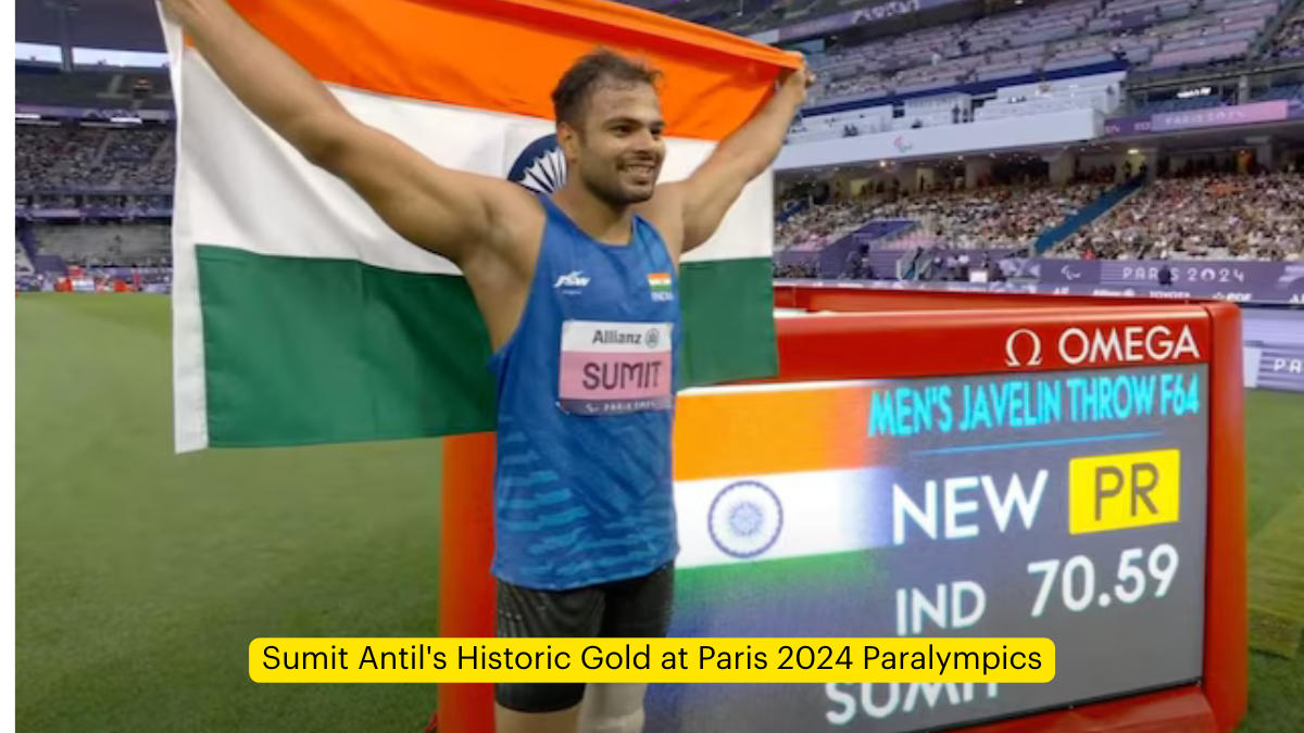 Sumit Antil's Historic Gold at Paris 2024 Paralympics