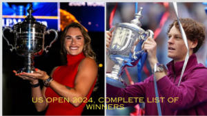 US Open 2024, Complete list of Winners