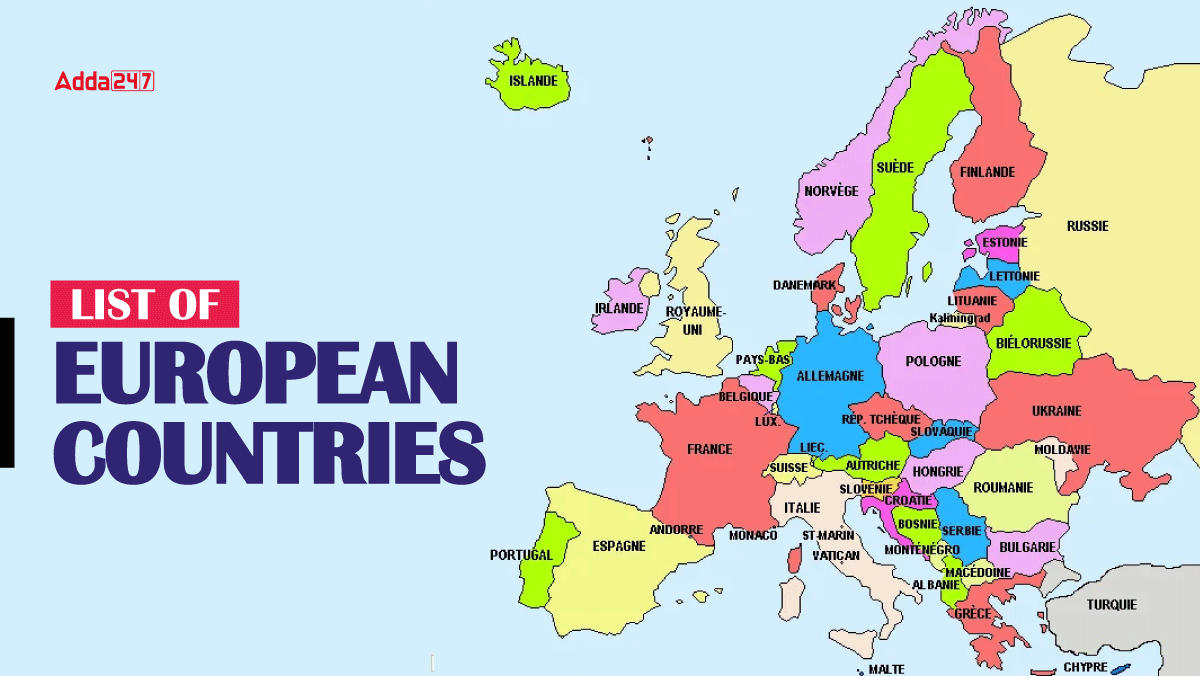 List of European Countries