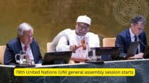 79th United Nations (UN) general assembly session starts