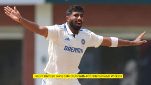 Jasprit Bumrah Joins Elite Club With 400 International Wickets