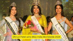 Dhruvi Patel wins Miss India Worldwide 2024