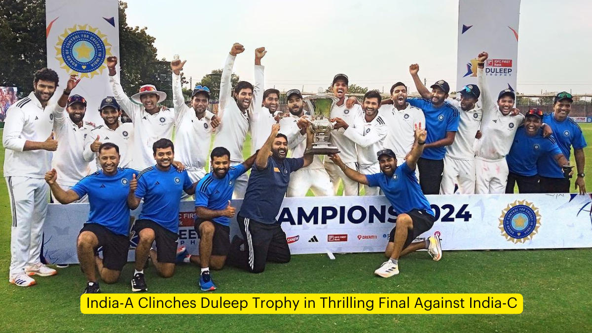 India-A Clinches Duleep Trophy in Thrilling Final Against India-C