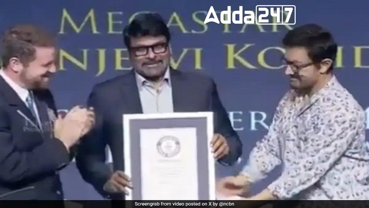 Chiranjeevi Sets Guinness World Record as Most Prolific Indian Film Star