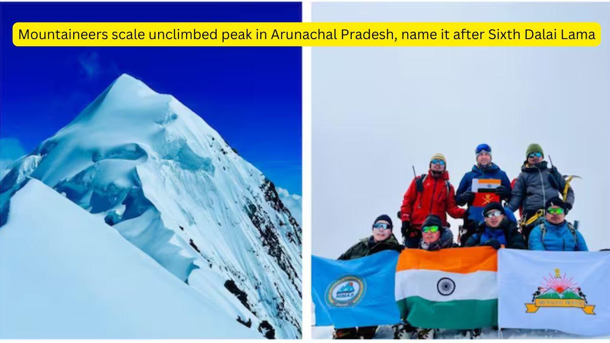 An extraordinary mountaineering achievement, of a team from the National Institute of Mountaineering and Adventure Sports (NIMAS), has successfully scaled an unnamed and unclimbed 6383 MSL or 20,942 ft high peak in Gorichen range of Arunachal Pradesh Himalayas on Tawang-West Kameng region. 