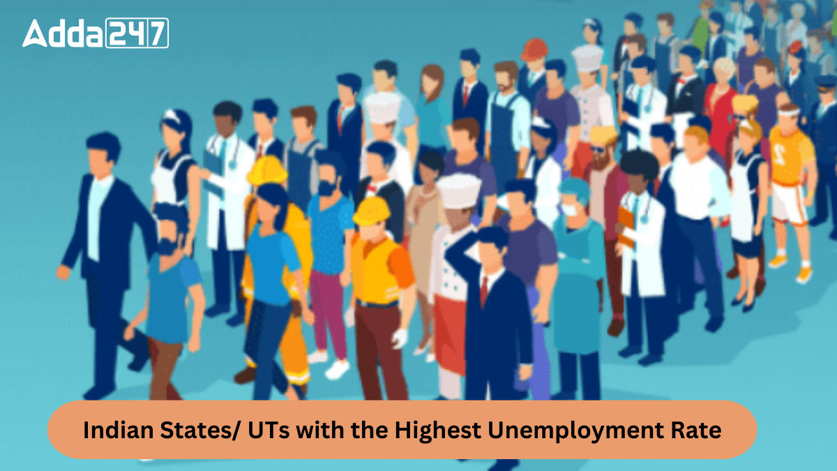 Indian States/ UTs with the Highest Unemployment Rate