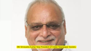 MV Shreyams Kumar New President of Indian Newspaper Society