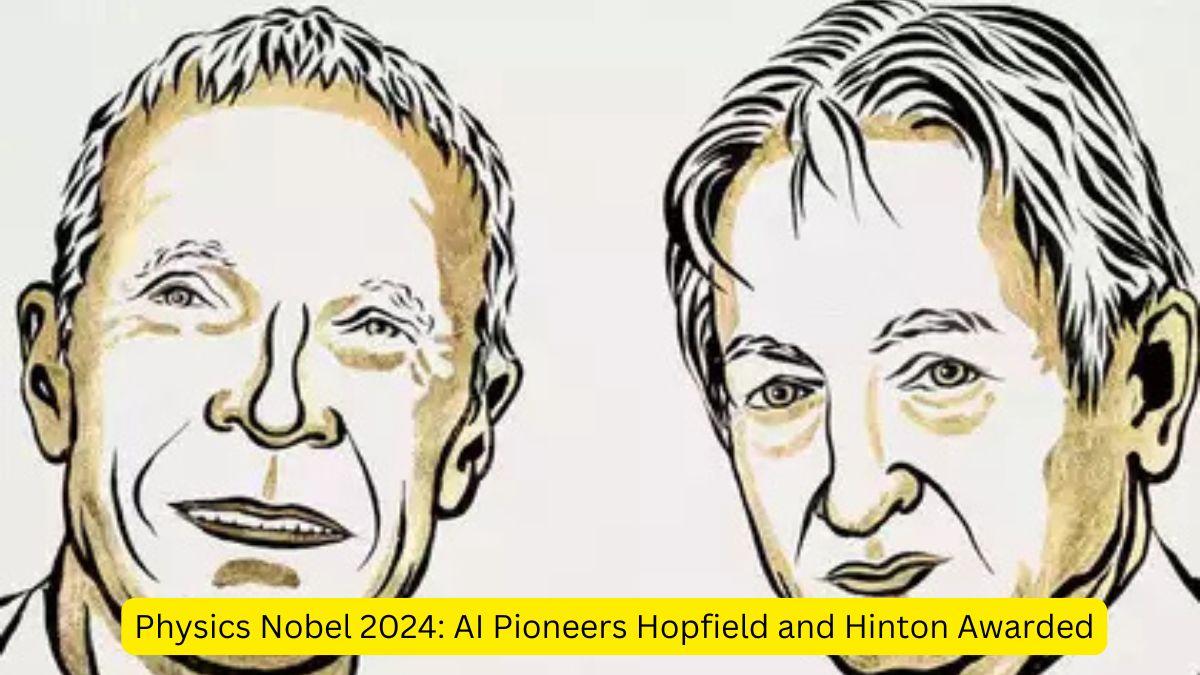 John J. Hopfield and Geoffrey E. Hinton Awarded Nobel Prize 2024 in Physics