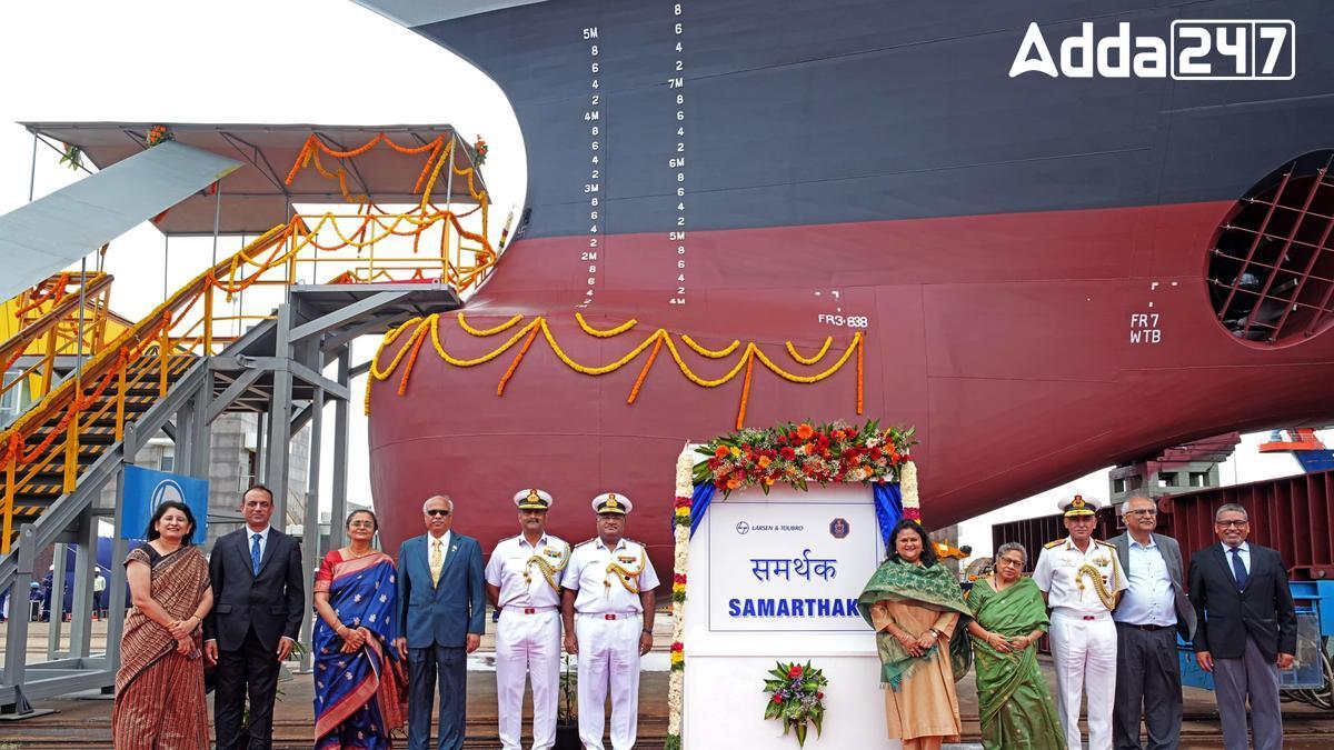 Launch of India’s First Indigenous Multi-Purpose Vessel ‘Samarthak’