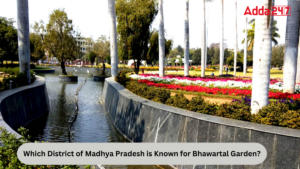 Which District of Madhya Pradesh is Known for Bhawartal Garden?