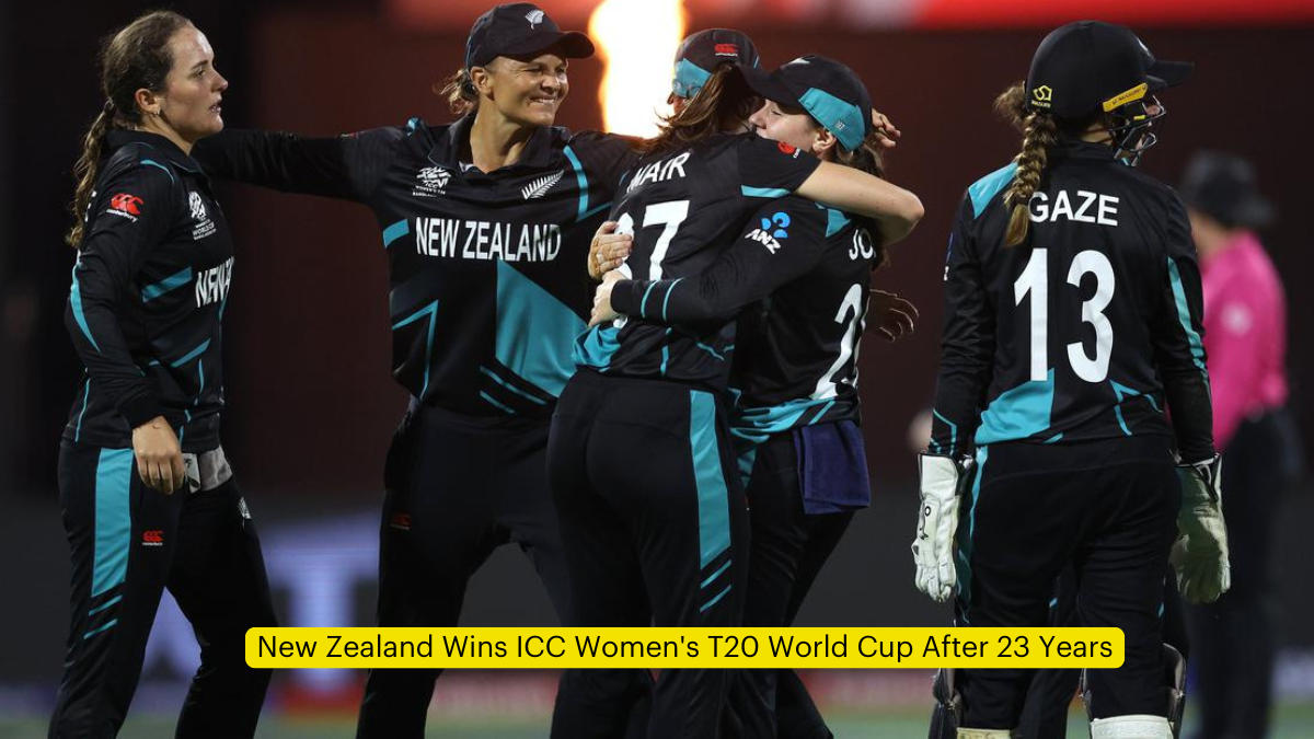 New Zealand Wins ICC Women's T20 World Cup After 23 Years